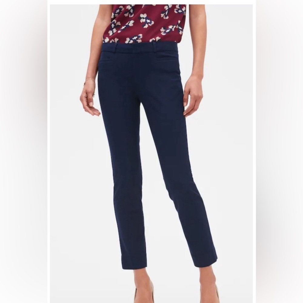 Banana Republic Sloane pants navy size 4